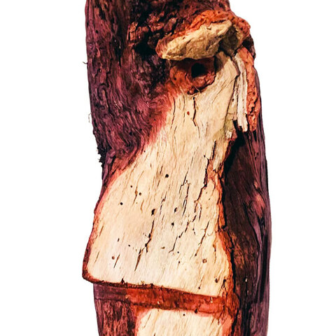 73. Log Man. Bois. 18 x 7 x 7". 2026. 1 000$