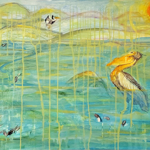 49. Lush not Loss. Médiums mixtes sur toile. 48" x 24"
3 500$