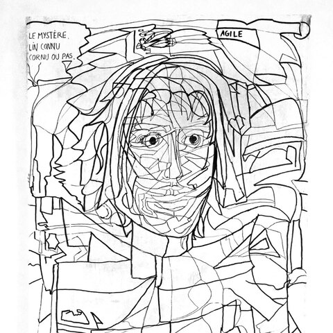 67. Mystère de Lin Connu. 20 x 16". 2002
850$